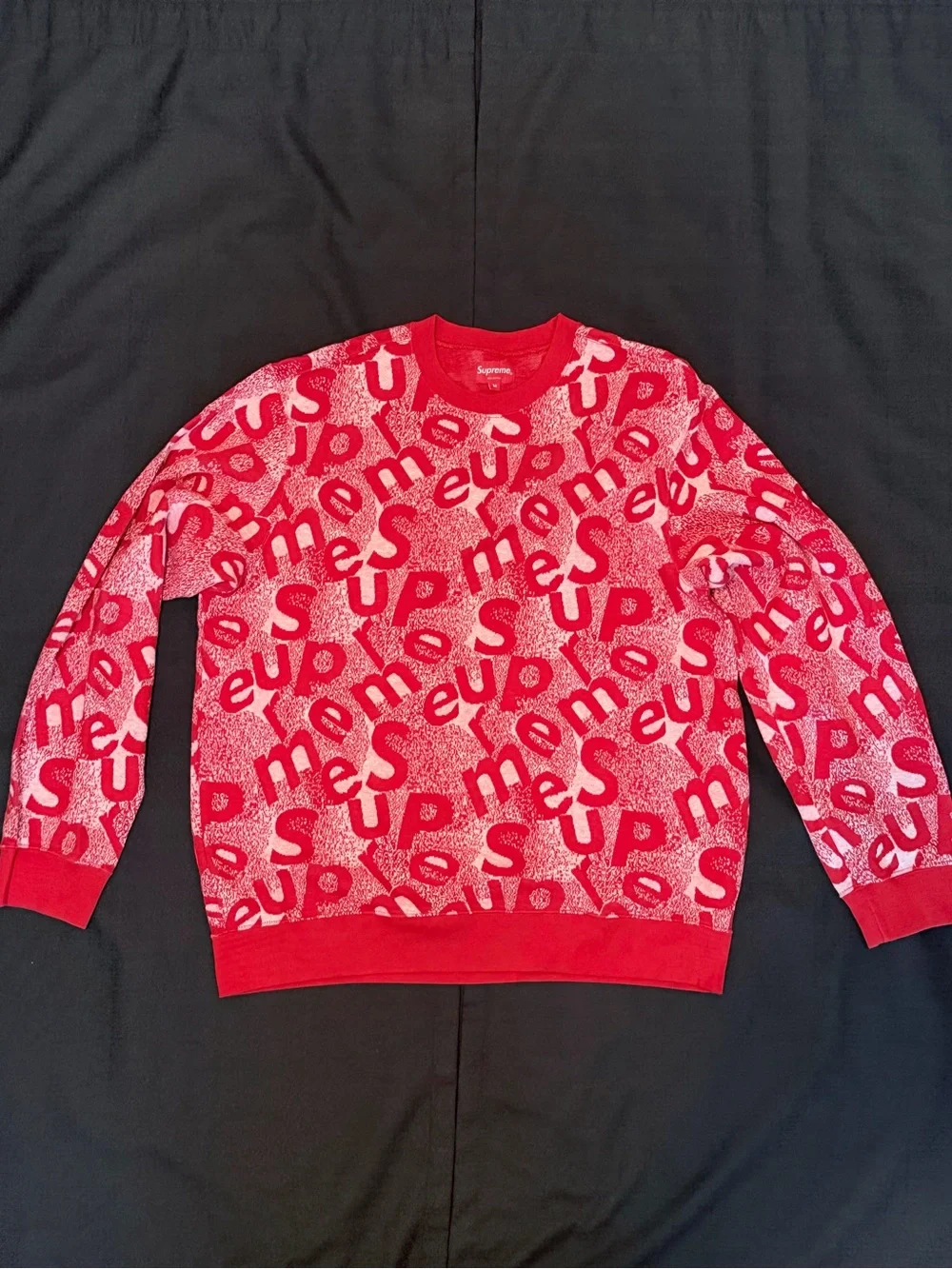 Supreme Scatter Text Crewneck